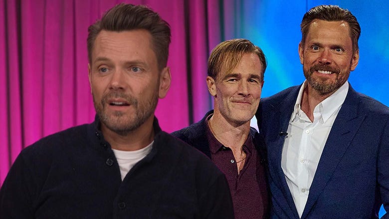 Joel McHale Tears Up Sharing James Van Der Beek Memories From 'The Soup' and More (Exclusive)
