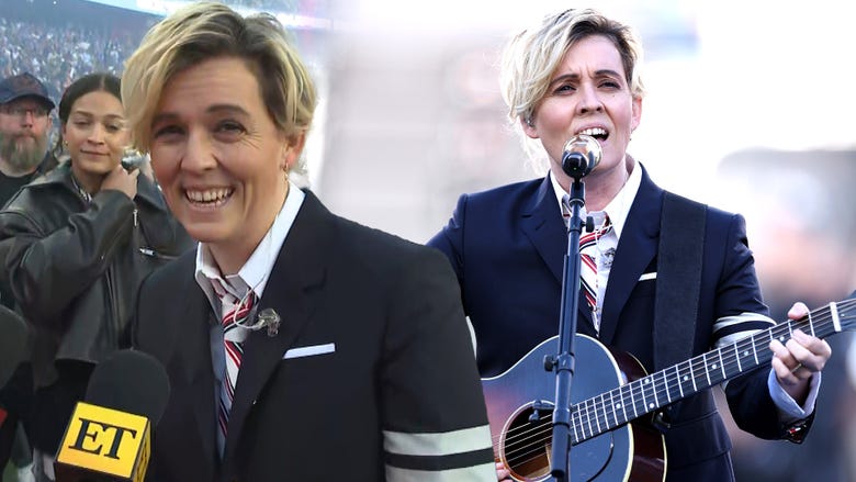 Super Bowl: Brandi Carlile Calls Her 'America the Beautiful' Performance ‘Heaven'                             