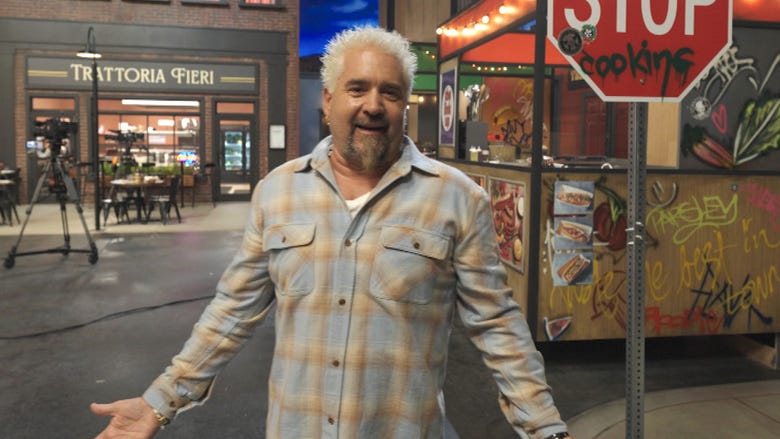 Guy Fieri's 'Flavortown Food Fight': Tour the Food Network Show Star's Wild New Set