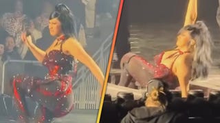 Cardi B Falls Through Open Trap Door at Seattle Concert
