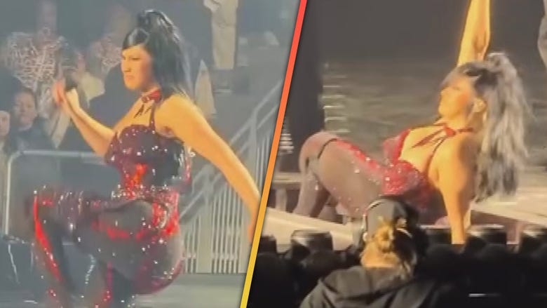 Cardi B Falls Through Open Trap Door at Seattle Concert