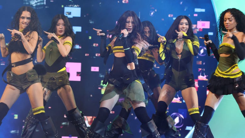 KATSEYE Brings 'Gnarly' Performance to GRAMMY Awards