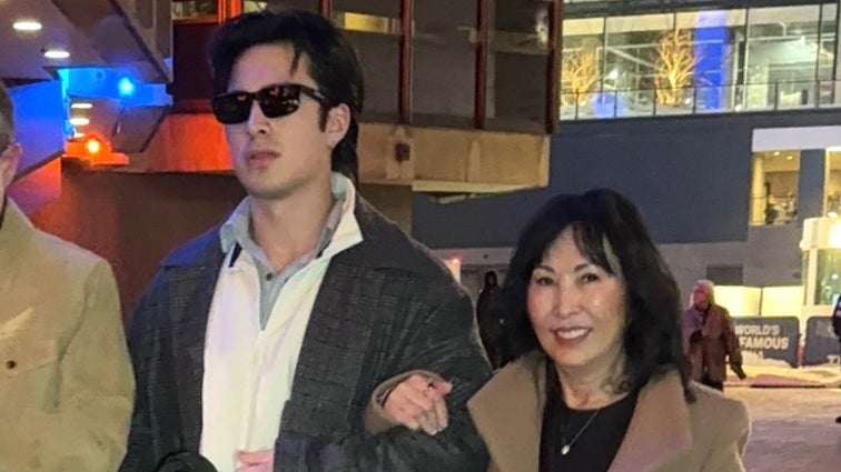 'Heated Rivalry's Hudson Williams Enjoys NYC Night Out With His Look-alike Mom!