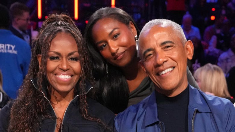 Sasha Obama Makes Rare Appearance, Crashes Barack and Michelle’s V-Day Weekend