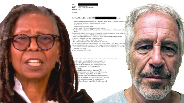 Whoopi Goldberg Addresses Her Name Appearing in the Epstein Files