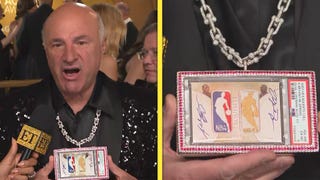 Kevin O'Leary Sports $20M Kobe Bryant Trading Card Necklace to 2026 Actor Awards (Exclusive) 