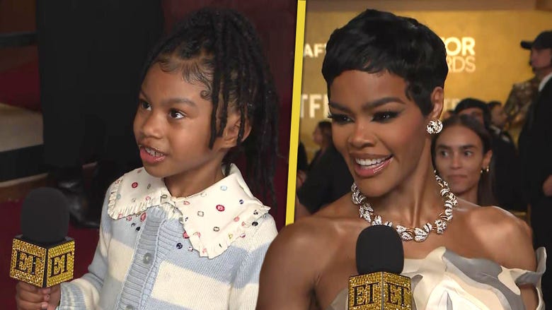 Teyana Taylor's Daughter Rue Takes Over Her 2026 Actor Awards Interview (Exclusive)