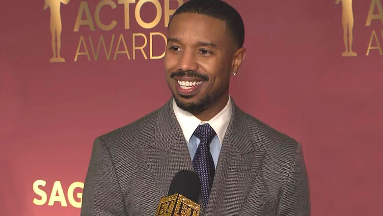 Actor Awards: Why Michael B. Jordan Feels 'Lucky' After Winning for 'Sinners' (Exclusive)