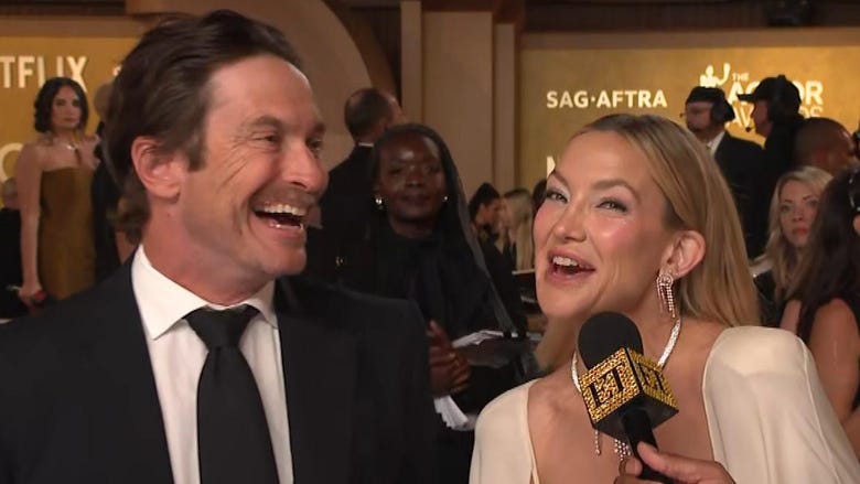 Why Kate Hudson Brought Brother Oliver as Her 2026 Actor Awards Date (Exclusive)