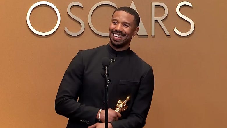 Oscars: Michael B. Jordan, Best Actor for 'Sinners' | Full Backstage Interview