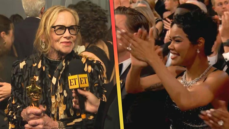 Amy Madigan Reacts to Teyana Taylor's Excitement Over Her Oscar Win (Exclusive)