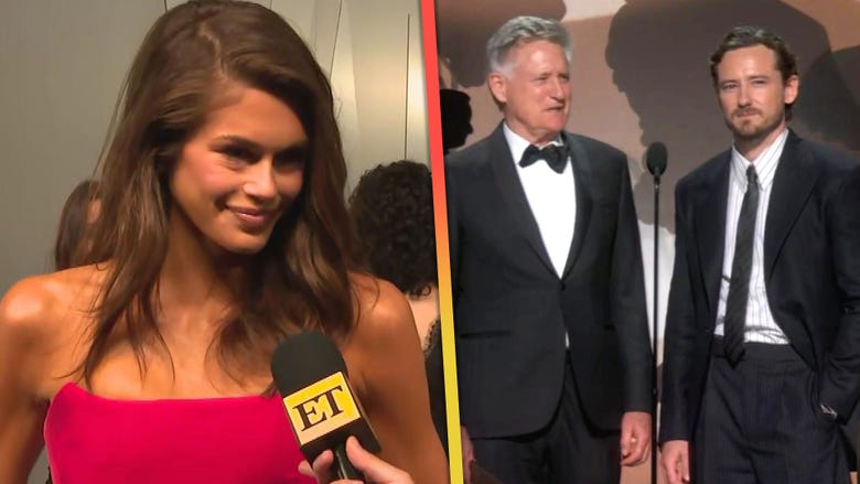 Oscars: Kaia Gerber Calls Lewis Pullman's On-Stage Moment With Dad Bill 'So Sweet' (Exclusive)