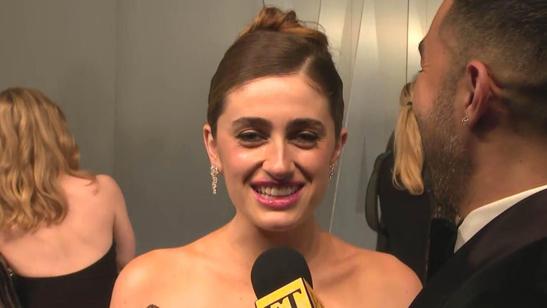 Rachel Sennott Battles Bee Sting Between Her Breasts at 2026 Oscars Party (Exclusive)