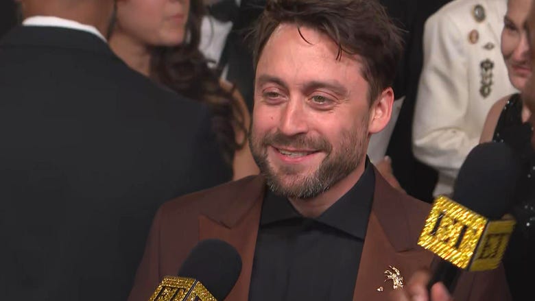 Oscars: Kieran Culkin on if He Still Wants 4 Kids After On-Stage Plea to Wife Last Year (Exclusive)