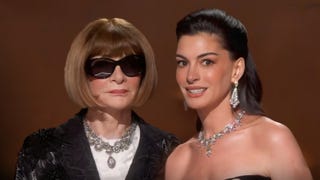 Oscars: Anne Hathaway Catches Serious Shade From Anna Wintour in 'Devil Wears Prada' Moment