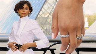 Zendaya Fuels Secret Wedding Speculation With Paris Fashion Week Accessory