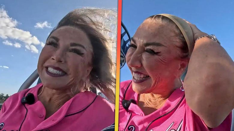 Abby Lee Miller Cracks 'Dance Moms' Joke After Her Wig Flies Off Mid-Roller-Coaster Ride