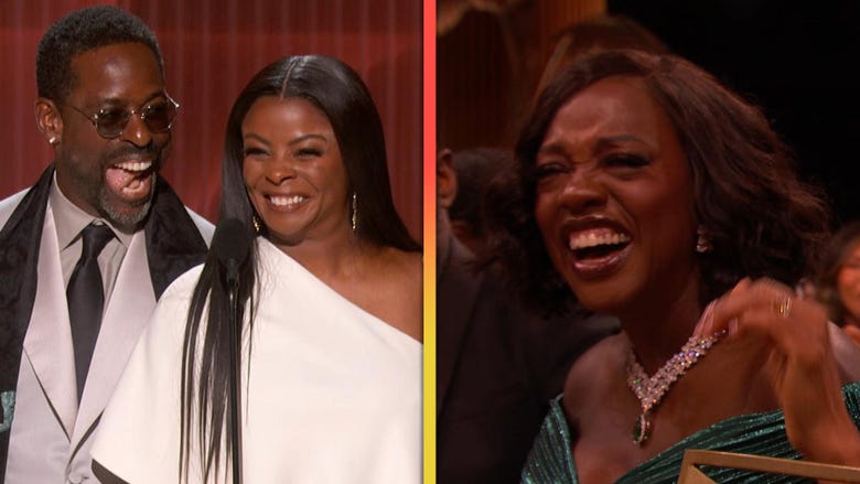 Actor Awards: Viola Davis Cracks Up as Sterling K. Brown Flubs Presenting Bit With Janelle James
