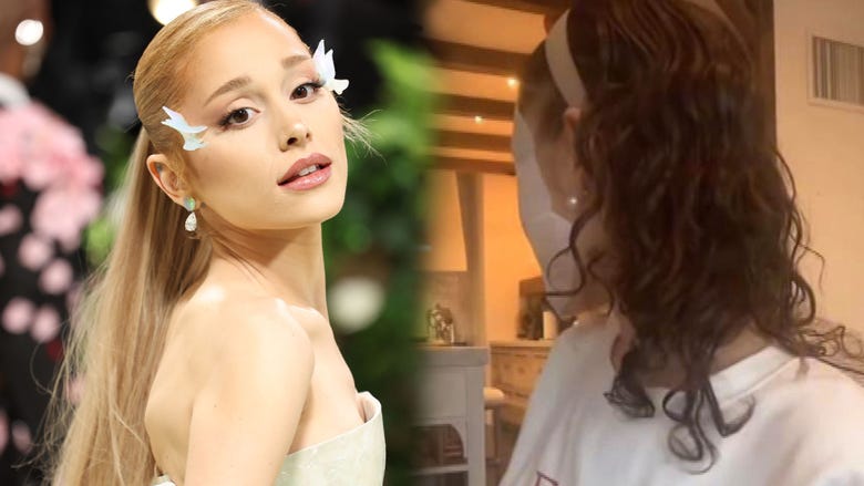 Ariana Grande Gives Rare Glimpse of Naturally Curly Hair!
