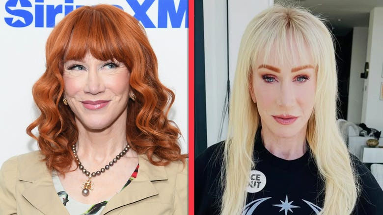 Kathy Griffin Debuts Bold Blonde Hair After Decades as a Red Head