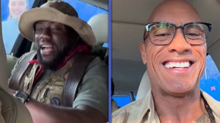 Dwayne Johnson Shares Kevin Hart's Crash Out Behind the Scenes of 'Jumanji 4'