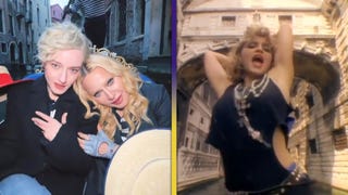 Madonna Recreates 'Like a Virgin' Music Video With Would-Be Biopic Star Julia Garner