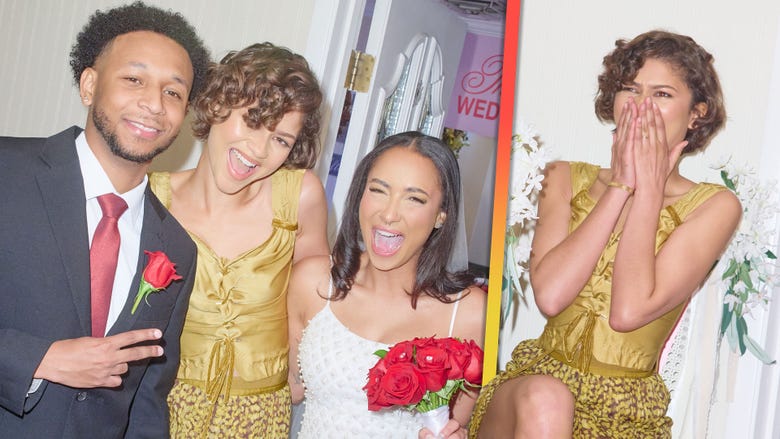 Watch Zendaya Crash a Strangers’ Las Vegas Wedding